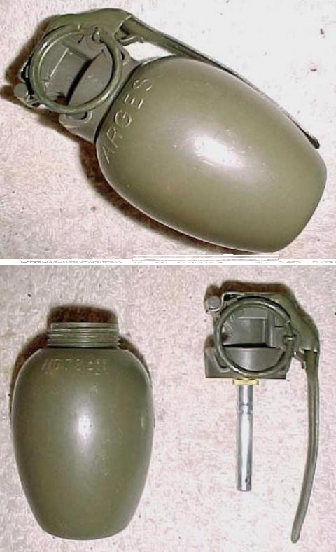 Austrian ARGES 78 Offensive Grenade - Click Image to Close